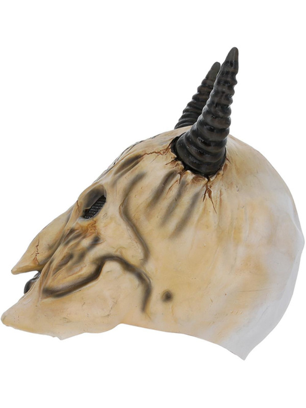 Picture of Satanic Ram Skull Overhead Mask, Latex 