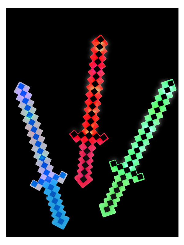 Picture of 24" LED Light Up Pixel Sword N/A