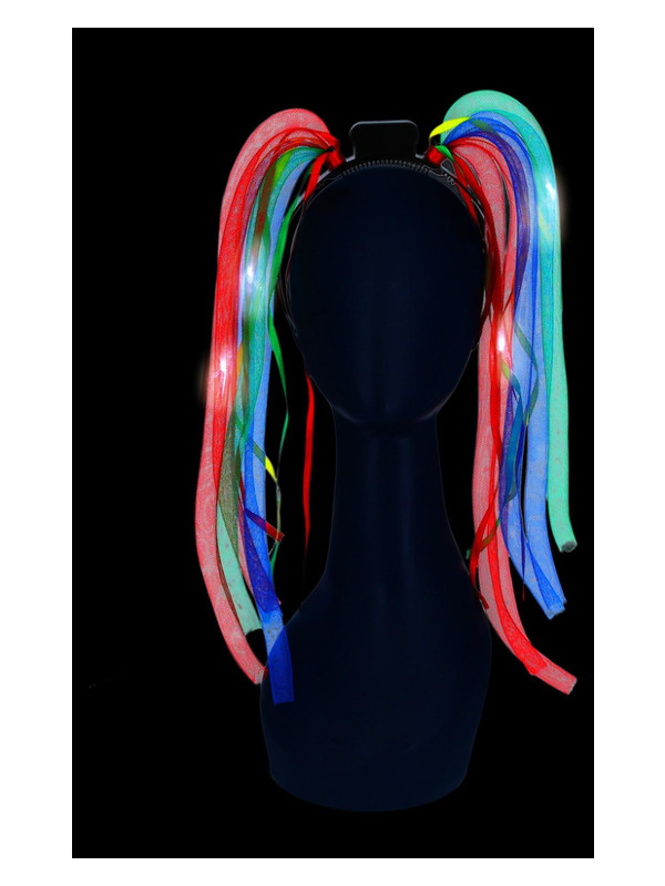 Picture of LED Light Up Rainbow Spaghetti Headband N/A